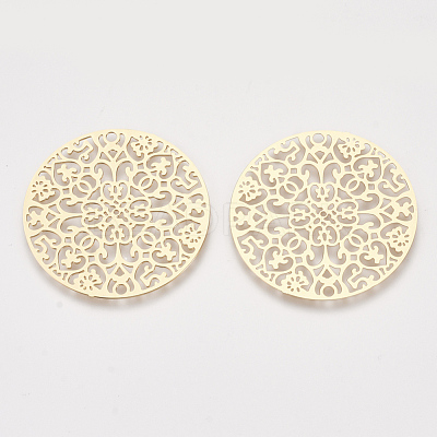 Brass Filigree Joiners Links KKC-T001-11KC-1