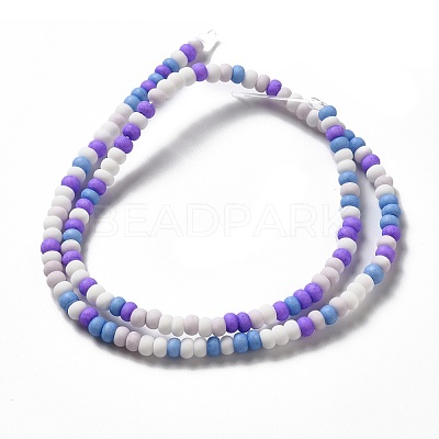 Handmade Frosted Porcelain Beads PORC-E017-01B-1