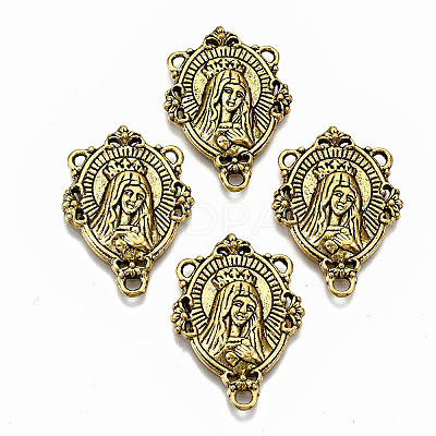 Tibetan Style Alloy Chandelier Component Links LS-TIBE-N011-002AG-RS-1