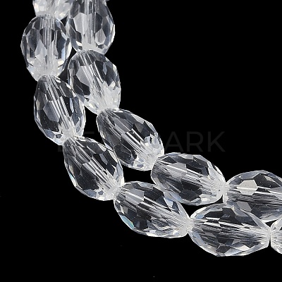 Transparent Glass Beads Strands EGLA-N013-T6mm-D01-1