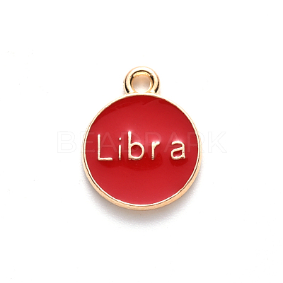 Alloy Enamel Pendants ENAM-S124-01A-07K-1