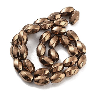 Synthetic Magnetic Hematite Beads Strands G-P545-G01-01D-1