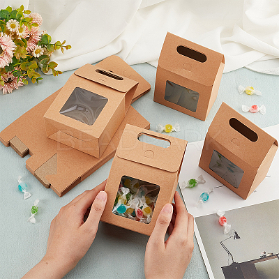 Kraft Paper Gift Box CON-WH0087-90A-1