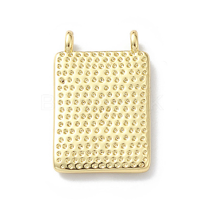 Rack Plating Brass Connector Charms KK-H443-01G-06-1