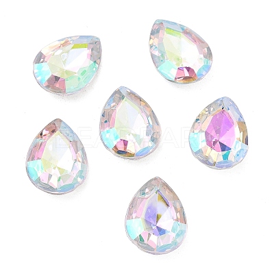 Imitation Taiwan Acrylic Rhinestone Cabochons GACR-A017-13x18mm-17-1