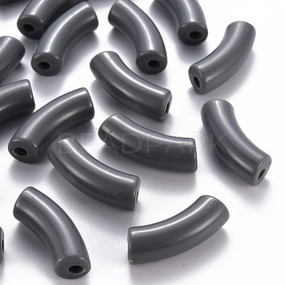 Opaque Acrylic Beads MACR-S372-001B-S037-1
