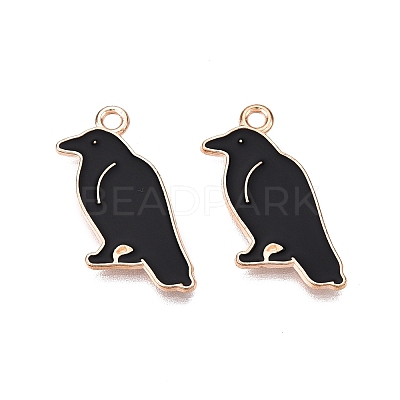 Halloween Theme Alloy Enamel Pendants X-PALLOY-N176-45-RS-1