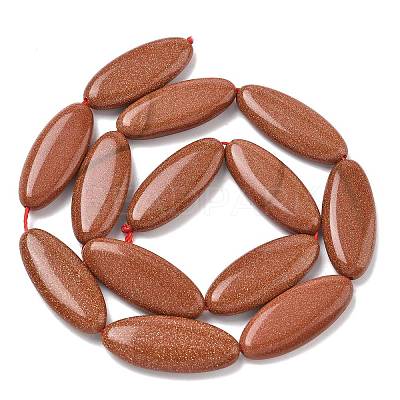 Synthetic Goldstone Beads Strands G-B078-E14-01B-1