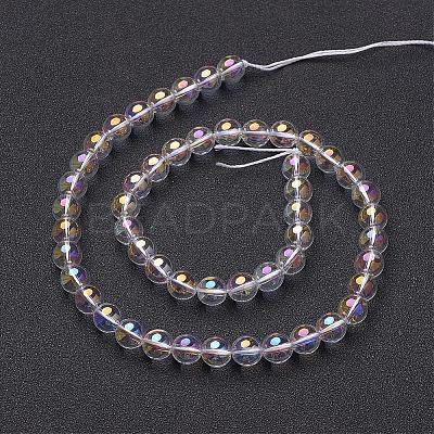 Natural Gemstone Beads Strands GSR8mmA187-1