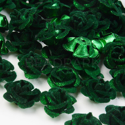 Flocky Aluminum Beads FALUM-S001-001G-1