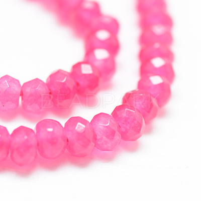 Natural White Jade Bead Strands X-G-R343-2x4-23-1