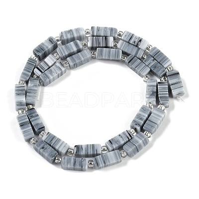 Handmade Lampwork Beads Strands LAMP-Q037-01B-08-1