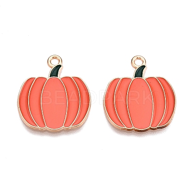 Thanksgiving Day Theme Alloy Enamel Pendants ENAM-T020-35I-1