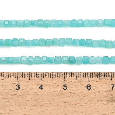 Natural Amazonite Beads Strands GG-CBA77FB-D02-01-1