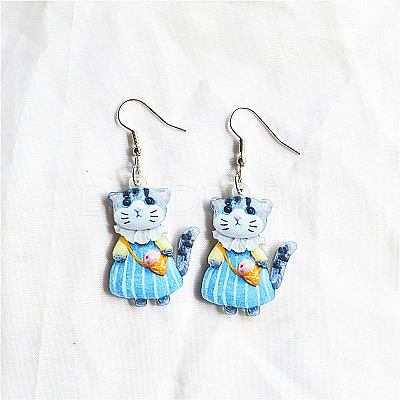 Easter Acrylic Dangle Earrings FS-WG38FCF-02-1