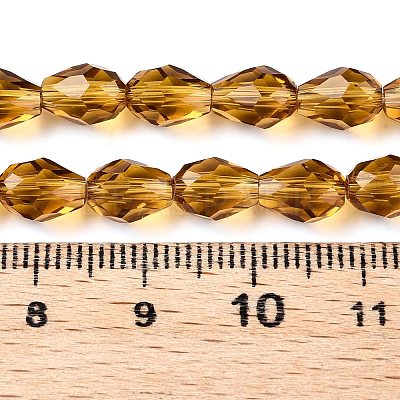 Transparent Glass Beads Strands X-EGLA-N013-T6mm-D16-1