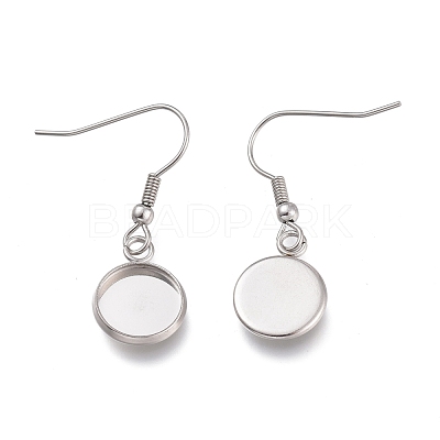 Tarnish Resistant 304 Stainless Steel Earring Hooks STAS-H114-09P-1