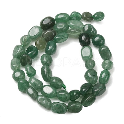 Natural Green Aventurine Beads Strands G-G146-A33-01-1