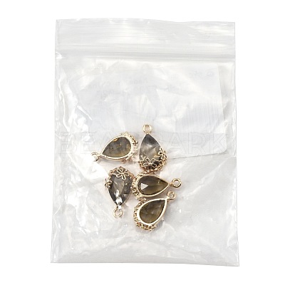 Transparent Glass Pendants GLAA-FZ0001-02F-1