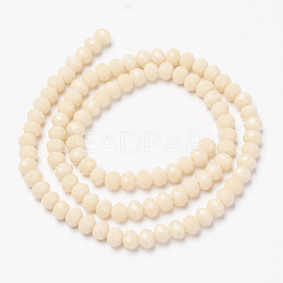 Opaque Solid Color Glass Beads Strands X-EGLA-A034-P10mm-D05-1