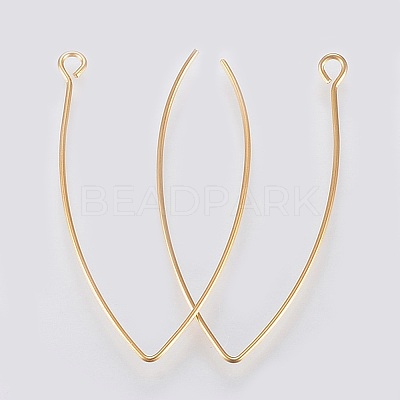 PVD Vacuum Plating 304 Stainless Steel Earring Hooks LS-X-STAS-K184-05-01G-1