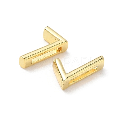 Brass Slide Charms KK-L253-15G-07-1