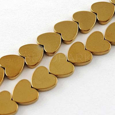 Non-magnetic Synthetic Hematite Beads Strands G-Q883-6x6mm-4-1