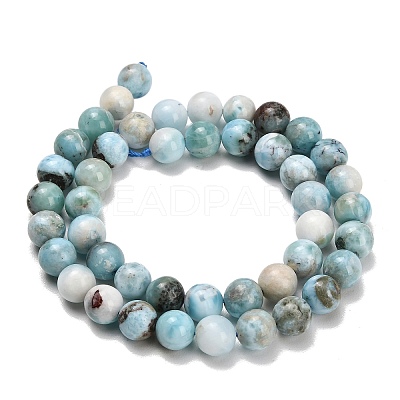 Natural Larimar Beads Strands GG-D001-A01-1