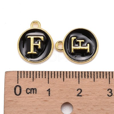 Golden Plated Alloy Charms ENAM-S118-02F-1