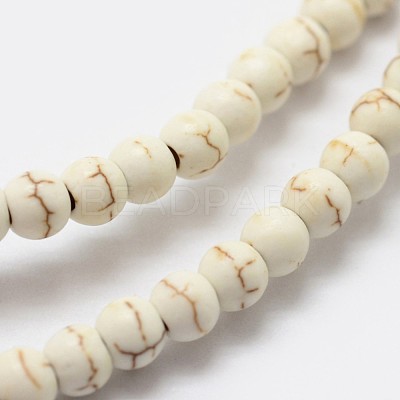 Synthetic Magnesite Bead Strands X-G-P228-43-4mm-1