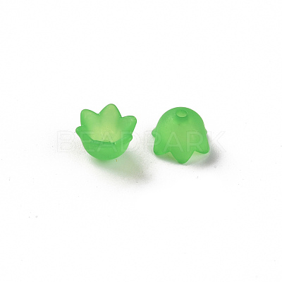 Transparent Acrylic Beads Caps PL543-9-1