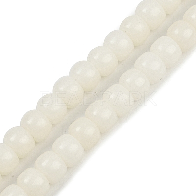 Natural Bodhi Root Beads Strand WOOD-B010-A02-6x8mm-1