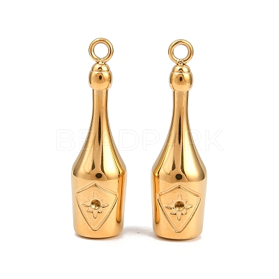 304 Stainless Steel Pendant Rhinestone Settings X-STAS-H241-36G-1
