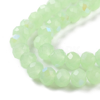 Electroplate Glass Beads Strands LS-EGLA-A034-J4mm-L04-1