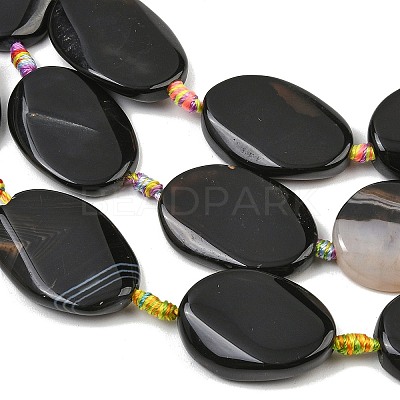 Natural Agate Bead Strands G-P192-16-1