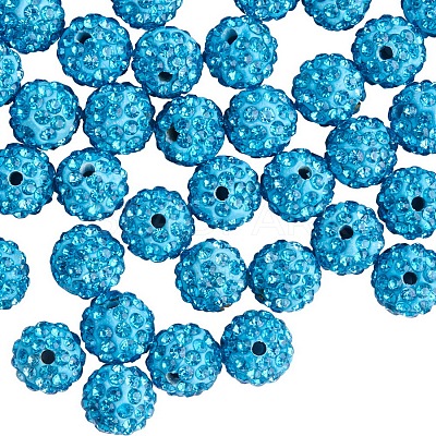 Pave Disco Ball Beads RB-PH0003-10mm-03-1