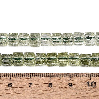 Crackle Transparent Glass Beads Strands GLAA-N062-6mm-02-1