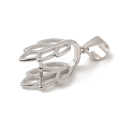 Rhodium Plated Rack Plating 925 Sterling Silver Ice Pick Pinch Bails X-STER-NH0001-19P-1