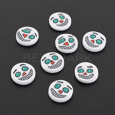 Halloween Handmade Polymer Clay Cabochons CLAY-N006-110-1