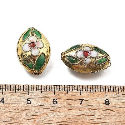 Handmade Cloisonne Beads CLB-Q002-08D-1