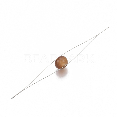 Iron Big Eye Beading Needles X-TOOL-N006-02-1