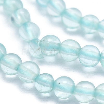 Natural Apatite Beads Strands G-A177-04-17-1