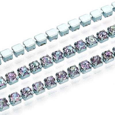 Iron Rhinestone Cup Chains CH-N005-05C-1