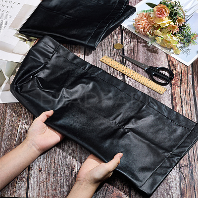 1 Pair Imitation Leather Sofa Armrest Covers AJEW-CL0002-21C-1