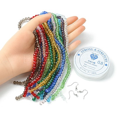 DIY Bling Earring Bracelet Making Kit DIY-YW0007-10-1