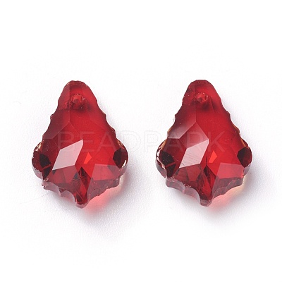 Faceted Glass Pendants GLAA-F068-C14-01-1