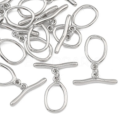 SHEGRACE Brass Toggle Clasps XGRQ58360-790P-1