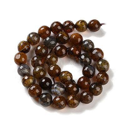 Natural Agate Beads Strands G-M437-C01-01Q-1