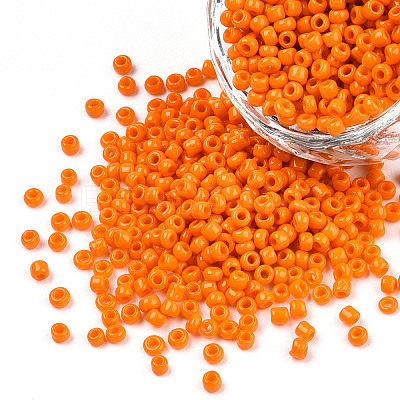 12/0 Opaque Colours Round Glass Seed Beads X-SEED-A010-2mm-50-1