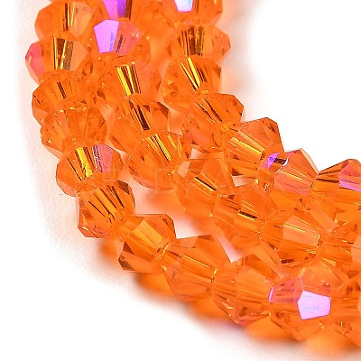 Transparent Electroplate Glass Beads Strands LS-GLAA-F029-3mm-D11-1